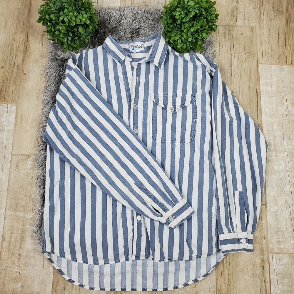 80s Vintage "Upward WPL 11403' Long Sleeve Shirt